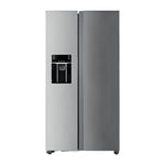 Imprasio 513L Side by Side Fridge Freezer With Water Dispenser Stainless Steel