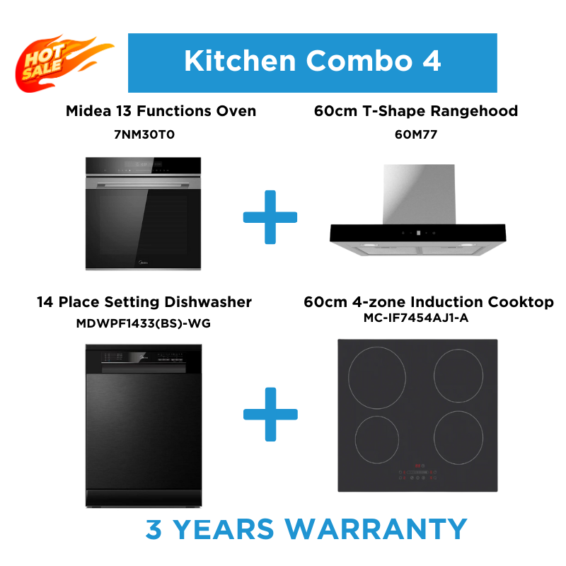 Kitchen Combo 4 - 7NM30T0+60M77+MDWPF1433F(BS)-WG+MC-IF7454AJ1-A