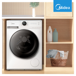 Midea 9.0KG Steam Wash Front Load Washing Machine With Wi-Fi - White Color