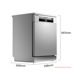 Toshiba 15 Place Settings Freestanding Dishwasher with 4-year Warranty- dishwasher