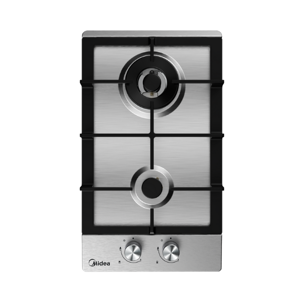 Midea 30cm 2 Burner Gas Hob Stainless Steel 30SB005 - Midea NZ